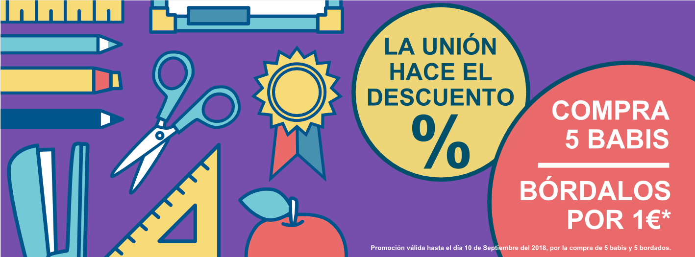 descuento bordado mandilones